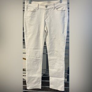 Ann Taylor White Jeans Modern Fit